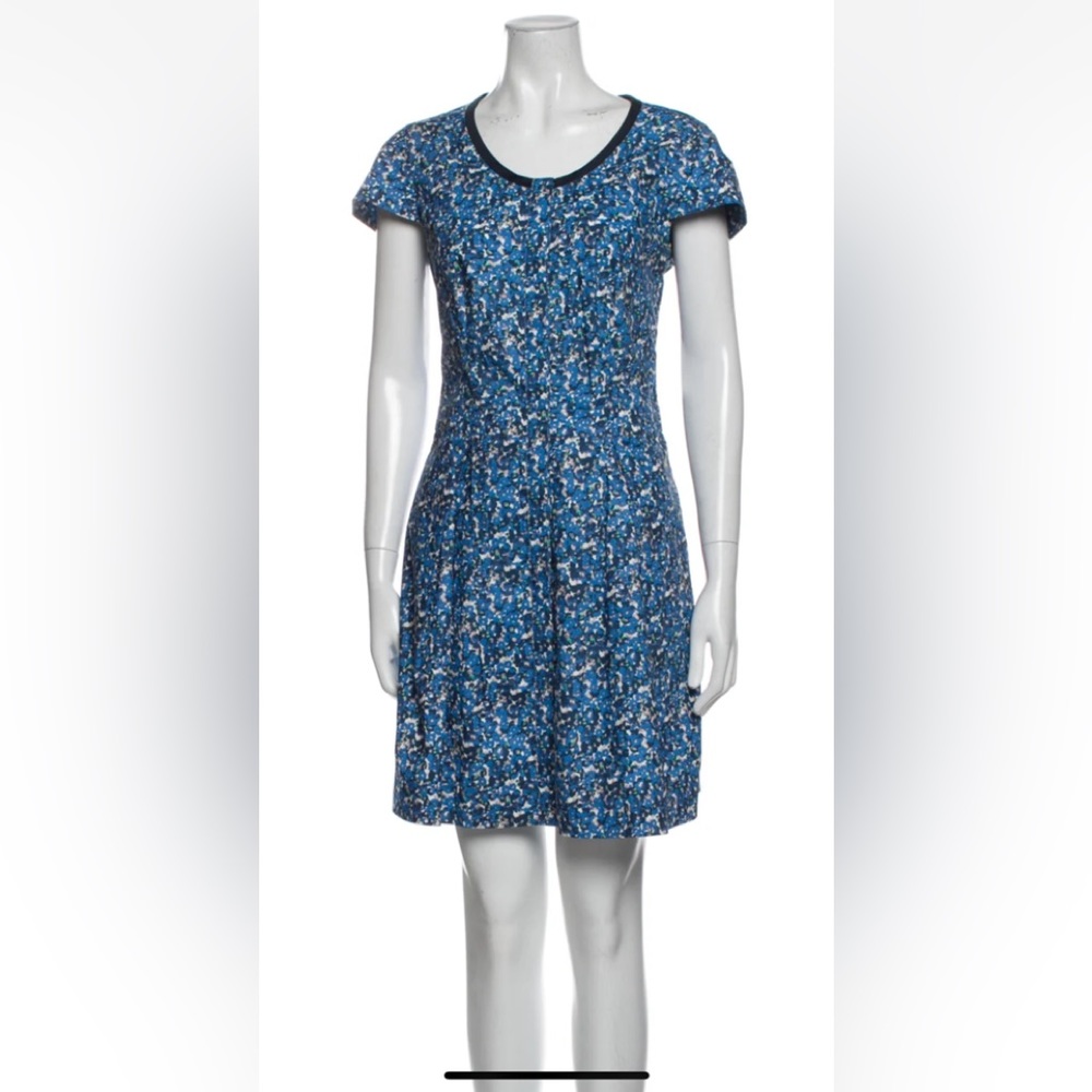 Rag and Bone Blue floral dress cotton. Beautiful and classic Excellent condition